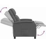  Fotelja s nagibom Tamnosiva Tkanina | shoptok.hr