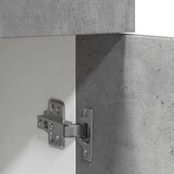 vidaXL Spodnja omarica s predalom betonsko siva 40x46x81,5 cm | Shoptok.si