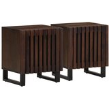 vidaXL Noćni ormarići 2 kom 40 x 34 x 46 cm od masivnog drva manga Cijene