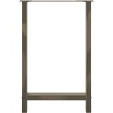  Noge za barsko mizo iz naravnega jekla 2 kosa 60 x (90-91) cm jeklo | Shoptok.si
