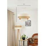  Brilagi -Visilica na sajli DENVER LUNETA 1xE27/15W/230V prečnik 60 cm bež/braon/krem | Eponuda.com