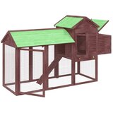  Kokošinjac boja kave 193 x 65 x 117 cm od masivne borovine | Eponuda.com