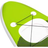  Set daske na napuhavanje za veslanje stojeći zeleni 300x76x10cm | shoptok.hr