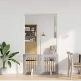  Vrata za pse s postoljem 2 pcs Siva sonoma 60 x 60 cm | shoptok.hr