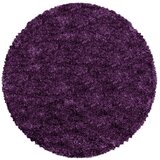 Ayyildiz Carpets Temno vijolična okrogla preproga ø 200 cm Fluffy – | Shoptok.si