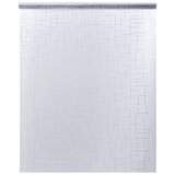 vidaXL Okenska folija matirana vzorec zvezd 90x500 cm PVC | Shoptok.si