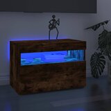 TV ormarić s LED svjetlima boja dimljenog hrasta 60x35x40 cm | shoptok.hr