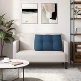  Jastuk za leđa Plava 80 x 24 x 50 cm tkanina | shoptok.hr