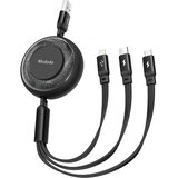 McDodo Kabel 3v1 USB na USB-C / Lightning / Micro USB, CA-3570, 1,2 m (črn), (20833828) | Shoptok.si
