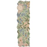 Flair Rugs zelen ročno tkan volnen tekač 60x230 cm bryony shaped floral – | Shoptok.si