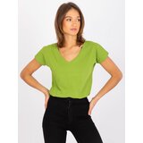 BASIC Feel Good T-shirt-RV-TS-4832.42P-light green | Shoptok.si