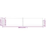  Uvlačiva bočna tenda plava 220 x 1000 cm | shoptok.hr