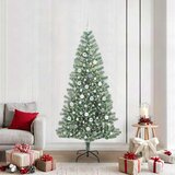 vidaXL Umjetno božično drevo s snežno obloženimi vejicami in LED lučko | Shoptok.si