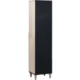 vidaXL Kupaonski ormar Bijelo 38 x 33.5 x 160 cm Masivno drvo manga | shoptok.hr
