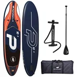 SUP daska All Around Lite 10'8", 325x76x15cm, crno-narandžasta
