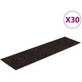  Prostirke za stepenice samoljepljive 30 kom 76x20 cm tamnosmeđe pravokutne | Eponuda.com