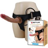 Pretty Love 2025 Vibrirajući strap-on dildo - Kyton, 19 cm, smeđi Cijene
