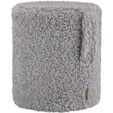 Sivi tabure od bouclé tkanine Teddy –