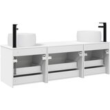  Set ormarića za kupaonicu 3 kom. Bijela 49 x 44,5 x 66 cm | shoptok.hr