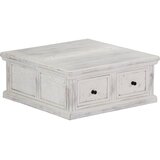 Stolić za kavu bijeli 70 x 70 x 30 cm od masivnog drva manga | shoptok.hr