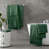 Catherine Lansfield Tamno zeleni pamučni ručnici u setu 2 kom od frotira 90x140 cm Zero Twist – | shoptok.hr