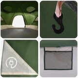  Kupolasti šator s uklonjivom ceradom Zelena 12-osobni | shoptok.hr