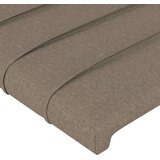  Uzglavlje smeđesivo 83 x 16 x 118/128 cm od tkanine | shoptok.hr