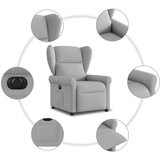  Električni naslanjač sivo blago | Shoptok.si