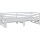 Dnevni ležaj na izvlačenje 2 x (90 x 200) cm bijeli od borovine | Eponuda.com