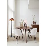 Light & Living Rjava okrogla jedilna miza z mizno ploščo iz akacije ø 120 cm Quenza – | Shoptok.si