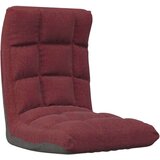  Zložljiv talni stol vinsko rdeče blago, (20983673) | Shoptok.si