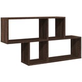 Maison Chic Stenska polica - Viseča Polica rjavi hrast 100x20x53 cm inženirski les, (21793970) | Shoptok.si