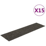  Prostirke za stepenice samoljepljive 15 kom 76x20 cm antracit pravokutne | shoptok.hr