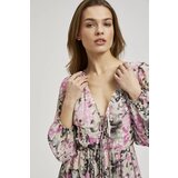 Marisse Gray Floral Maxi Dress | Eponuda.ba