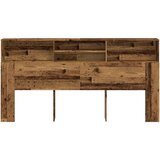  Uzglavlje s ormarićem boja starog drva 200x19x103 5 cm drveni | shoptok.hr
