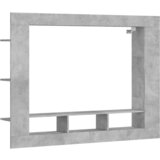 Maison Chic TV omarica - TV stojalo - Televizijska omarica betonsko siva 152x22x113 cm inženirski les, (21699854) Cene