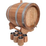  Hrastova bačva 15L + 6 čaša | shoptok.hr