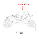  Dječji automobil na akumulator Buggy SR SUPER 66, žuti Slike