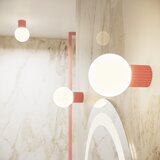Sollux Stenska svetilka HALO breskev IP44, (5000352036) | Shoptok.si