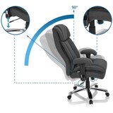 MID.YOU Pisarniški Stol Builder Xxl I, Temno Siva | Shoptok.si