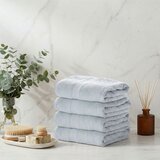 List Light Blue Light Blue Hand Towel Set (4 Pieces) Cene