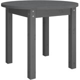  Stolić za kavu sivi Ø 55x45 cm od masivne borovine | Eponuda.com