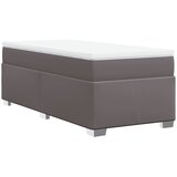  s oprugama i madracem sivi 80 x 200 cm od umjetne kože | shoptok.hr
