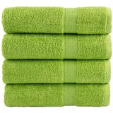 vidaXL Premium brisače SOLUND 4 kosi zelena 70x140 cm 600 g/m2 | Shoptok.si