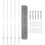  Set vrtnih ograda Set od 2 Galvanizirani čelik Veliki Izdržljiv | shoptok.hr