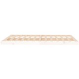  Posteljni okvir bel 140x200 cm trdna borovina, (20795076) | Shoptok.si