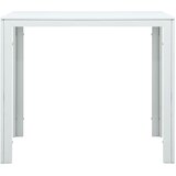  Stolić za kavu bijeli 78 x 78 x 74 cm HDPE s izgledom drva | shoptok.hr