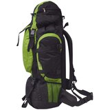 vidaXL Pohodniški Nahrbtnik XXL 75 L Črne in Zelene Barve, (22156467) | Shoptok.si