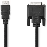 DVI Konverter kabel (1.5m, DVI-D (24+1) Muški na HDMI Muški, crni)