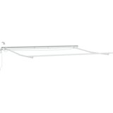 vidaXL Automatska uvlačiva tenda s LED-om bež 500x300 cm, tenda zamjenska tkanina za okvir 5x3 m bež | shoptok.hr